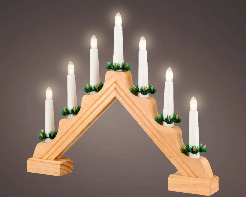 Lumineo Decoratie Adventkaarsen (7 Led)