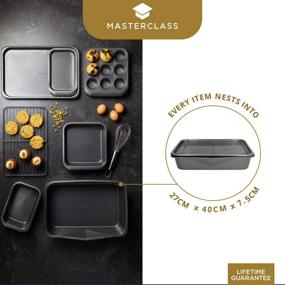 Masterclass Bakvormset (7-Delig) (Stapelbaar)