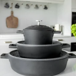 Masterclass Gietaluminium Braadpan (O24 Cm) (2,5L) (Lichtgewicht)