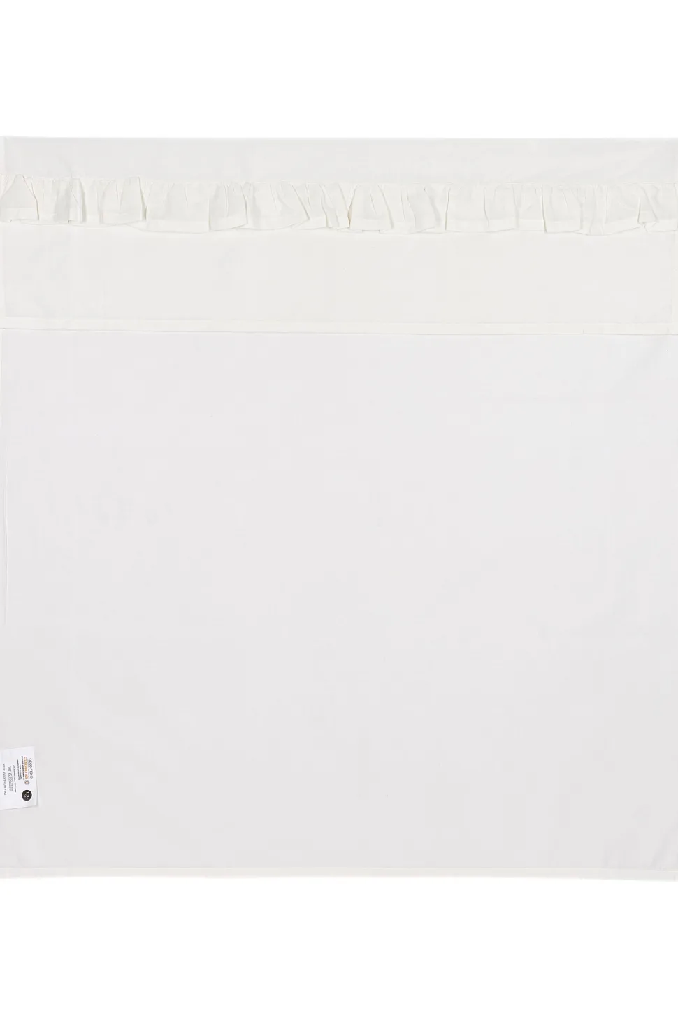 Meyco Baby Ledikantlaken Ruffle 100X150 Offwhite