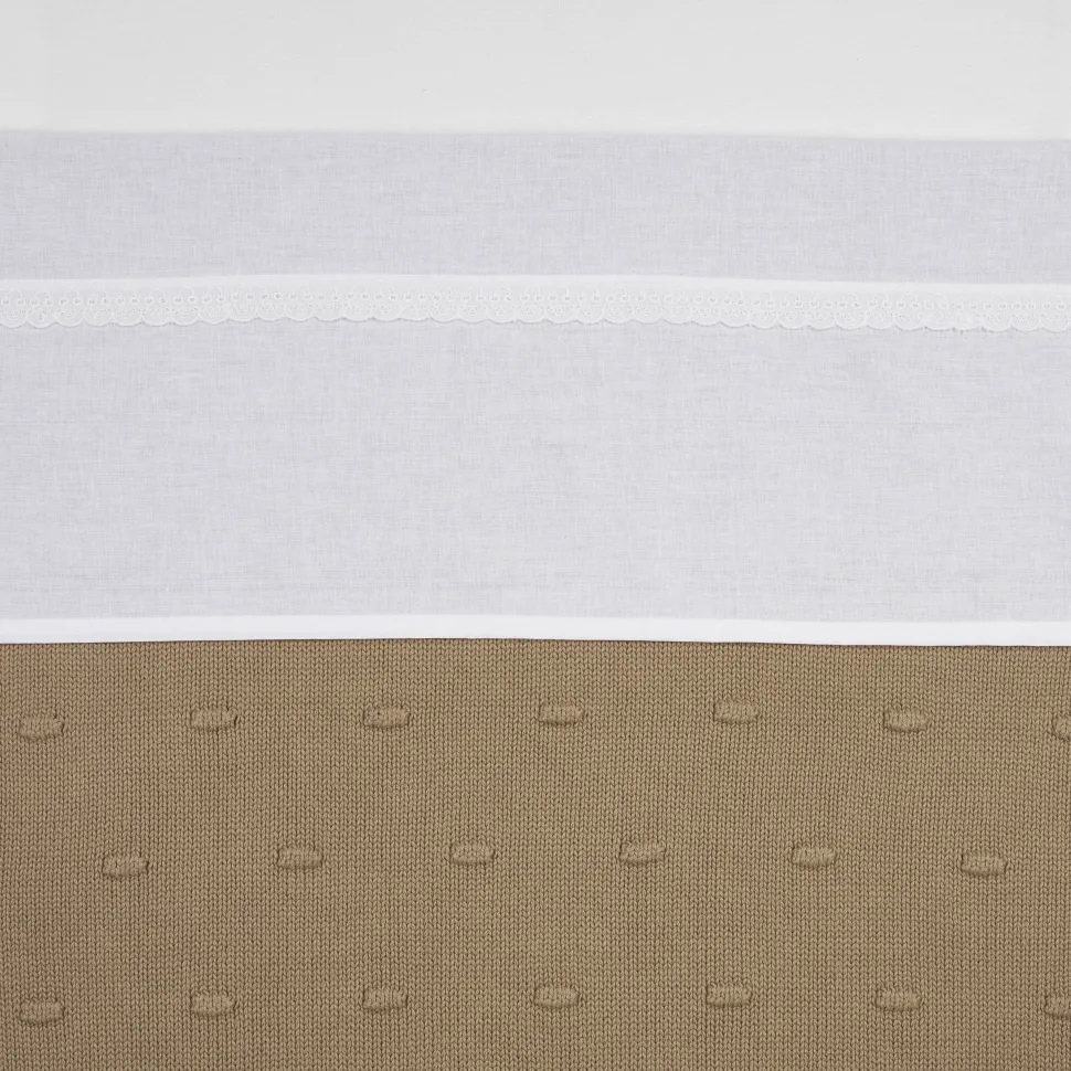 Meyco Baby Ledikantlaken Lace 100X150 White