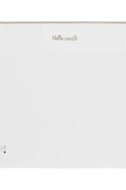 Meyco Baby Wieglaken Hello World 75X100 Cm Sand