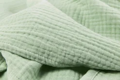Meyco Hydrofiele Baby Ledikantlaken 100X150Cm Soft Green