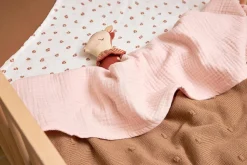 Meyco Hydrofiele Baby Wieglaken 75X100 Cm Soft Pink