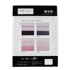 Meyco Wieglaken Met Bies 75X100 Cm Grijs