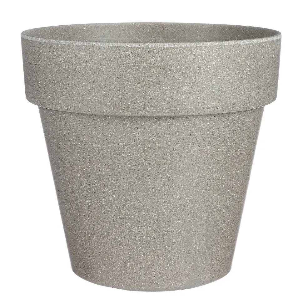 Mica Decorations Orion Bloempot Rond Grijs - (H28,5Xo30 Cm)