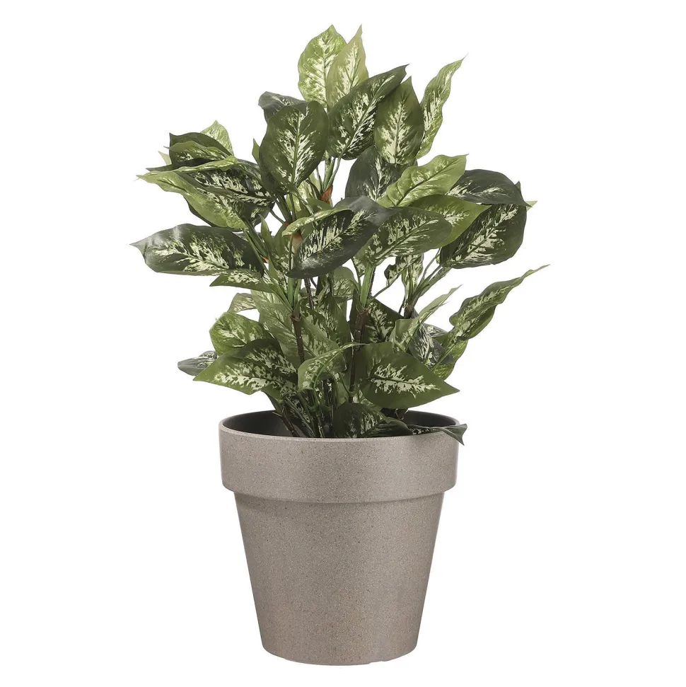 Mica Decorations Orion Bloempot Rond Grijs - (H28,5Xo30 Cm)