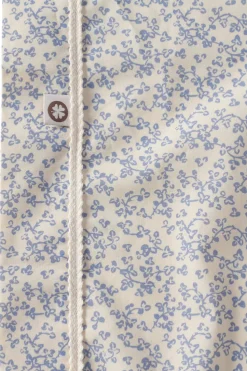 Noppies Botanical Poplin Wieglaken 80X100 Cm Colony Blue