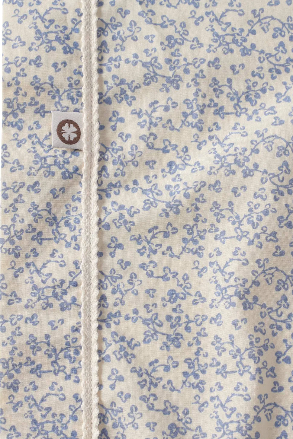 Noppies Botanical Poplin Ledikantlaken 110X140 Cm Colony Blue