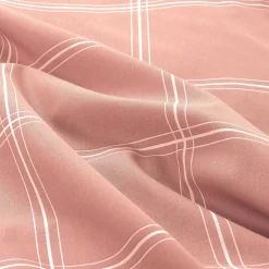 Nous Living Katoenen Dekbedovertrek Lits-Jumeaux Line Check (240X220 Cm)