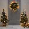 Nova Belle 2 Verlichte Buiten Kerstbomen En Krans Fraser (H95 X O55 Cm)