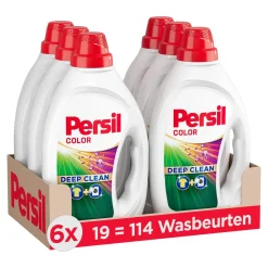 Persil Gel Color - Vloeibaar Wasmiddel - Gekleurde Was - Voordeelverpakking - 6 X 19 Wasbeurten - 114 Wasbeurten