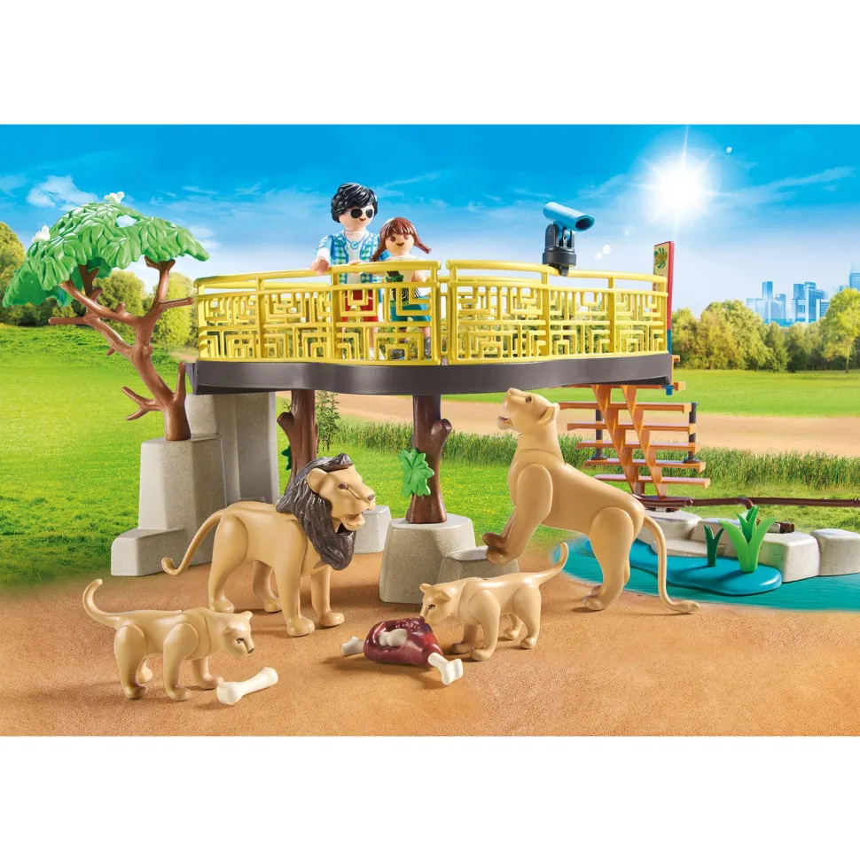 Playmobil Family Fun Leeuwen In Het Buitenverblijf - 71192