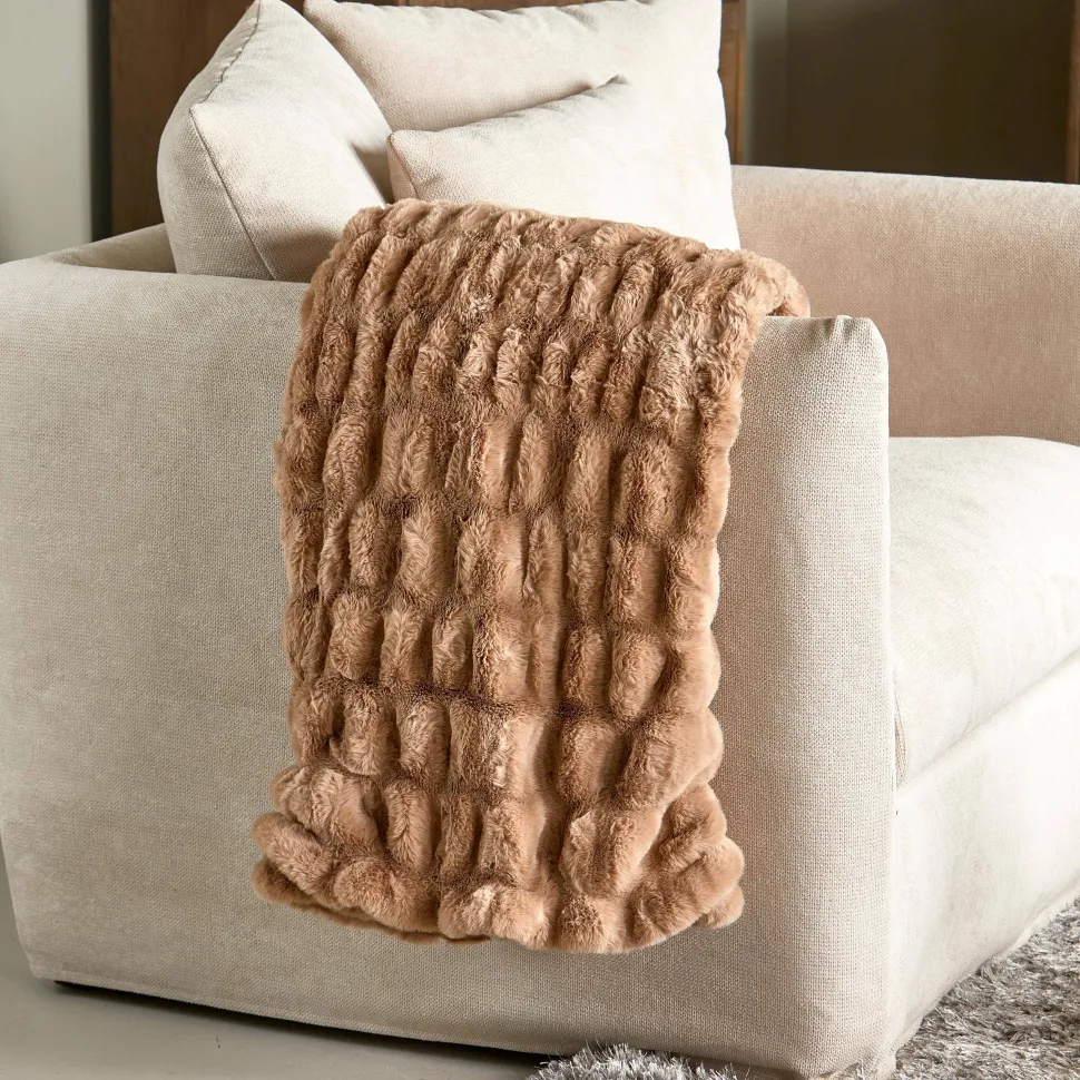 Riviera Maison Plaid Rm Belfort Faux Fur (170X130 Cm)