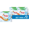 Robijn Classics Stralend Wit Wasmiddeldoekjes - 4 X 16 Wasstrips - Voordeelverpakking - 64 Wasbeurten