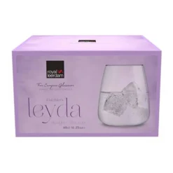 Royal Leerdam Waterglas Leyda (Set Van 4)