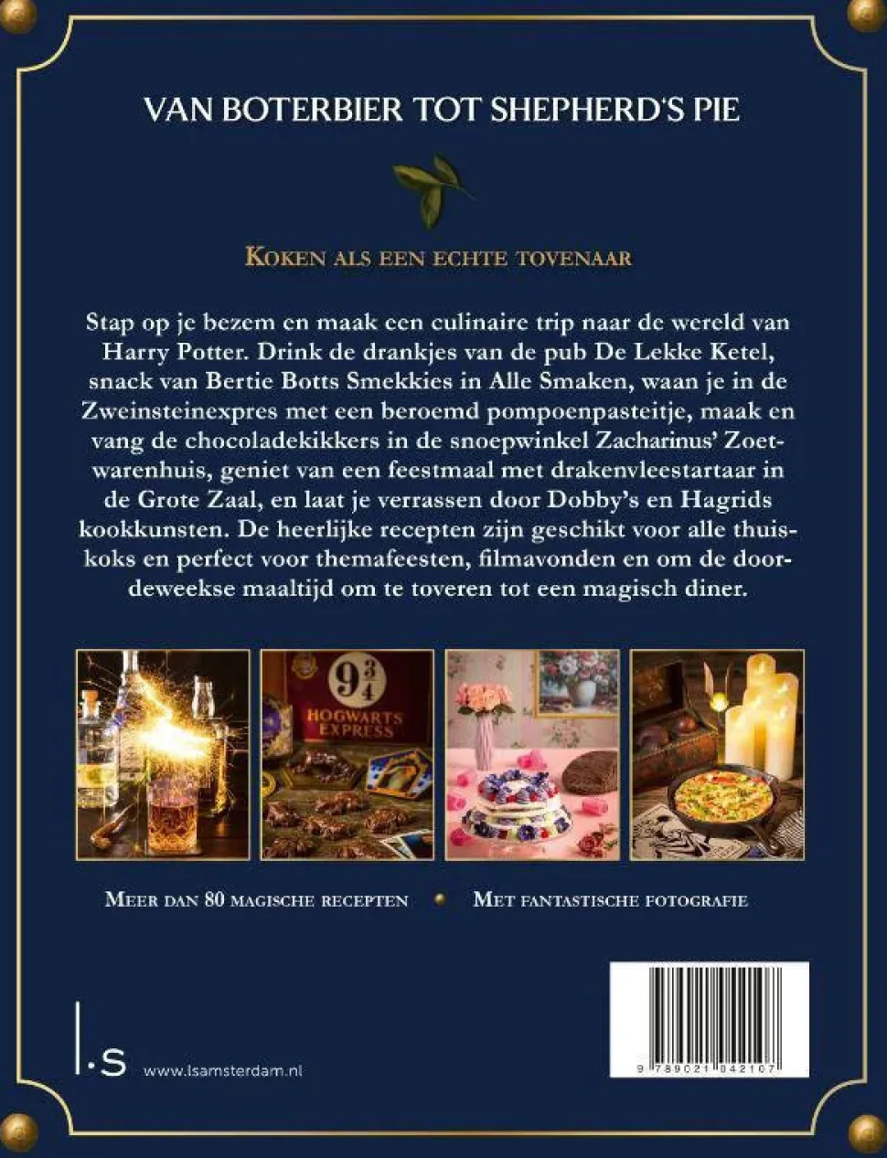 Tom Grimm Het Onofficiele Kookboek Voor Harry Potter Fans