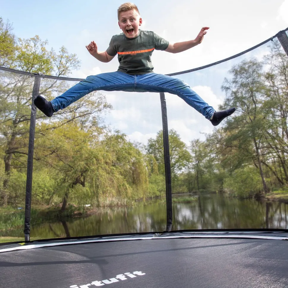 Virtufit Premium Trampoline Met Veiligheidsnet 305 X 305 X 65 Cm