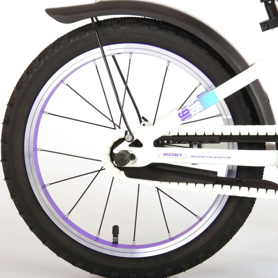 Volare Glamour Kinderfiets 16 Inch Parelmoer/ Mintgroen