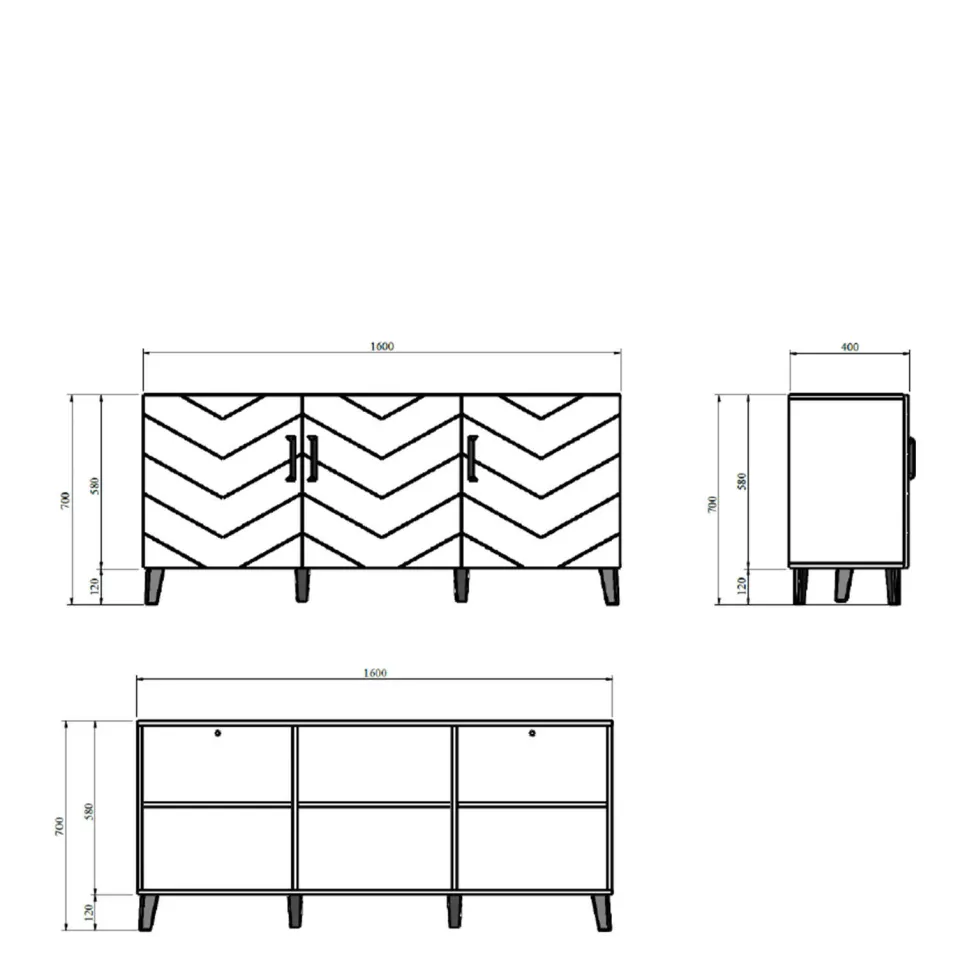 Wehkamp Home Dressoir Silk