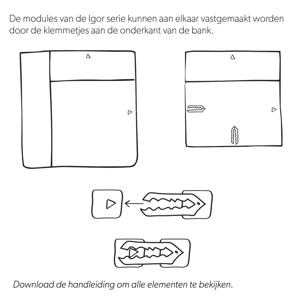 Wehkamp Home Igor Modulair Bankelement (Chaise Rechts)