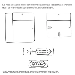 Wehkamp Home Igor Modulair Bankelement (Hoek Links)