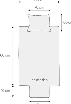 Wehkamp Home Katoenen Dekbedovertrek 1 Persoons (140X200 Cm)