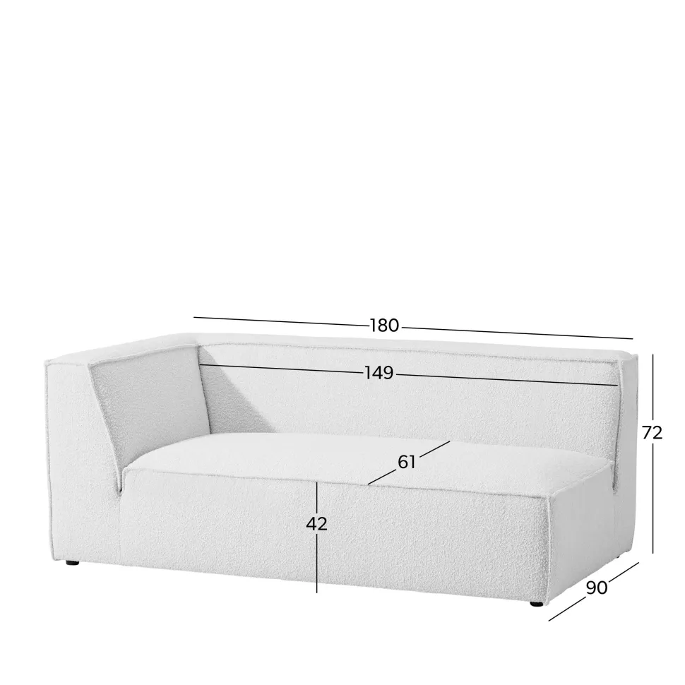 Wehkamp Home Newton Modulair Bankelement (2-Zits Arm Links)