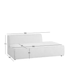 Wehkamp Home Newton Modulair Bankelement (2-Zits Halve Rug Links)
