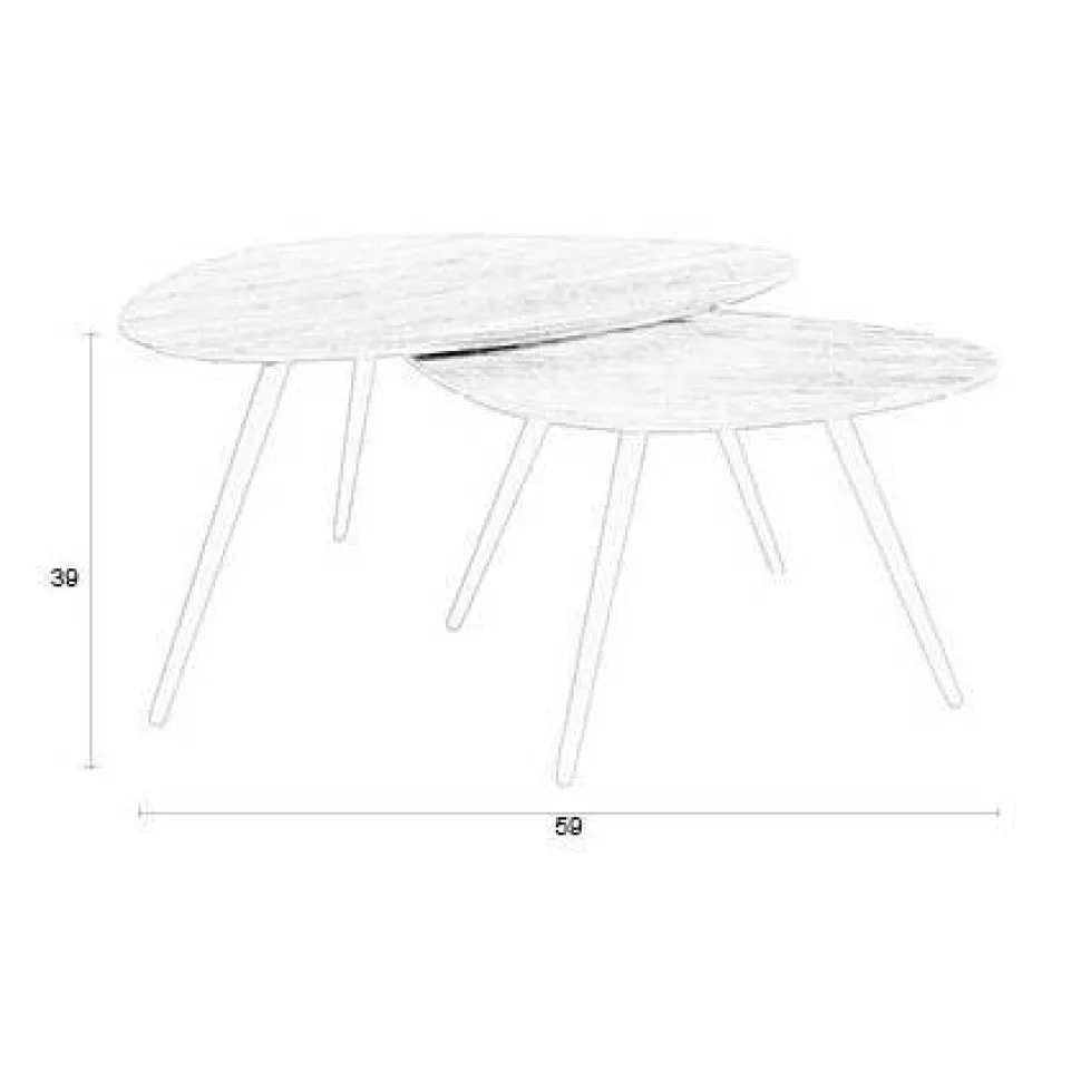 Wehkamp Home Salontafel (Set Van 2) Pion