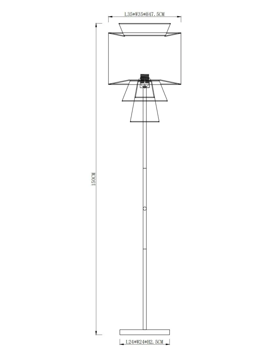 Wehkamp Home Vloerlamp Harvest