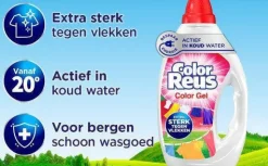 Witte Reus Color Reus Gel - Vloeibaar Wasmiddel - Gekleurde Was - Voordeelverpakking - 6 X 19 Wasbeurten - 114 Wasbeurten