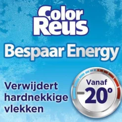 Witte Reus Color Reus Gel - Vloeibaar Wasmiddel - Gekleurde Was - Voordeelverpakking - 6 X 19 Wasbeurten - 114 Wasbeurten