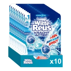 Witte Reus Kracht Actief Oceaan Toiletblok - 10 Stuks