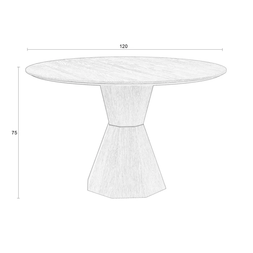 Zuiver Eettafel Lotus