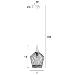 Zuiver Hanglamp Birdy