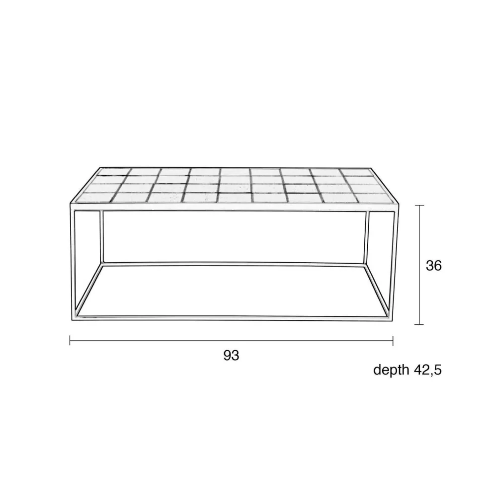 Zuiver Salontafel Glazed
